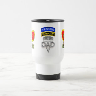 25th Infantry Airborne Ranger Dad Travel Mug