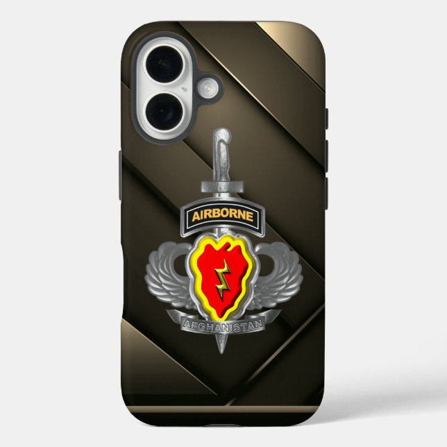 25th Infantry Division Afghanistan Veteran  Case-Mate iPhone Case (Back)