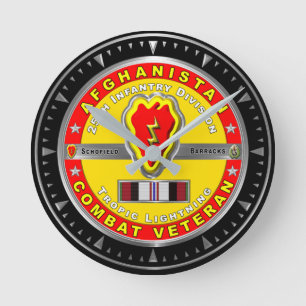 25th Infantry Division “Afghanistan Veteran” Round Clock