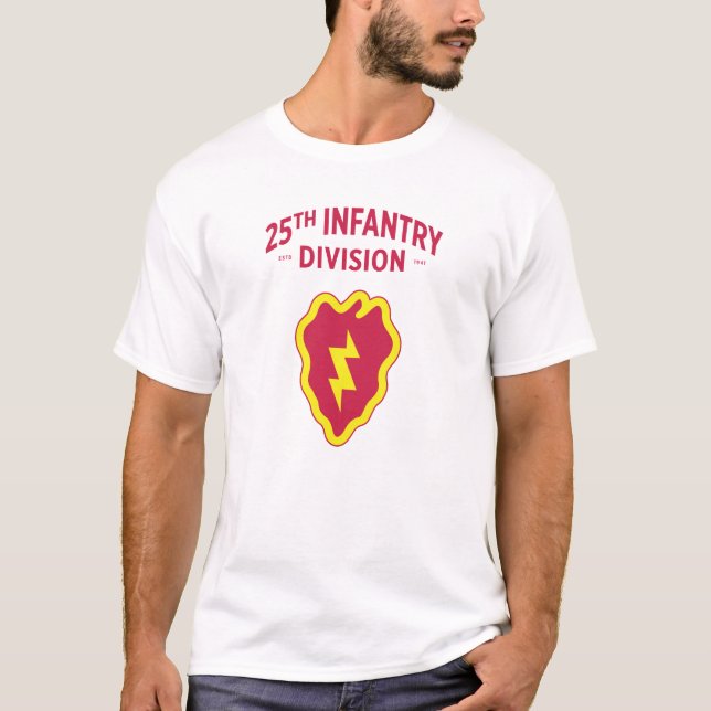 25th Infantry Division Badge T-Shirt (Front)