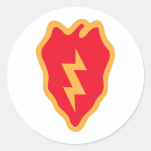 25th Infantry Division Classic Round Sticker