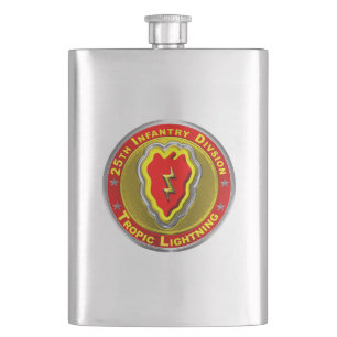 25th Infantry Division Hip Flask