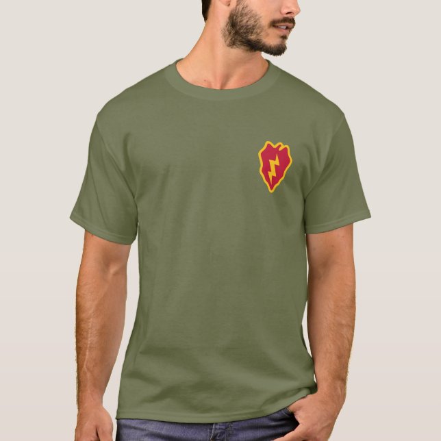 25th Infantry Division Insignia Crest T-Shirt (Front)