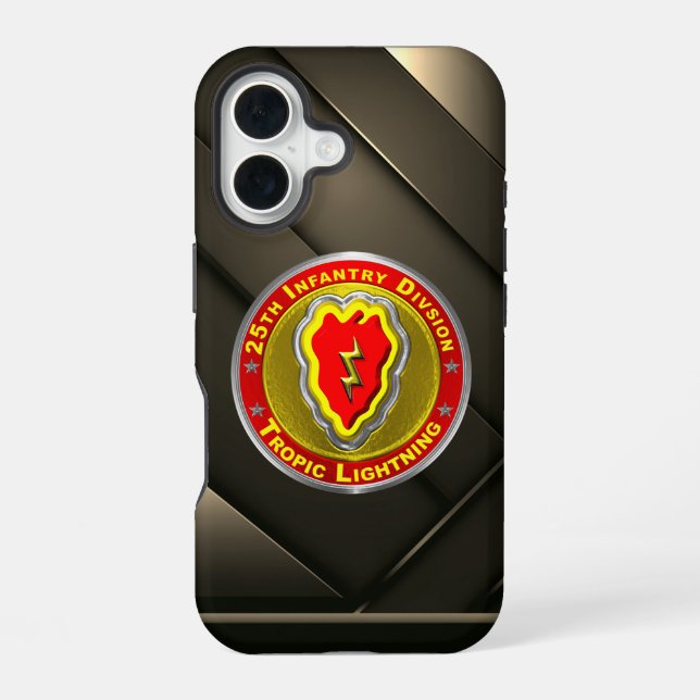 25th Infantry Division  iPhone 16 Case (Back)