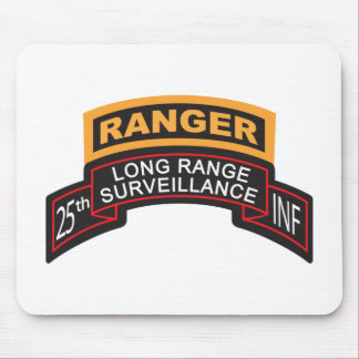 25th Infantry Division LRS Scroll, Ranger Tab Mouse Pad