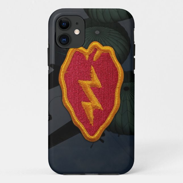 25th Infantry Division Nam Patch Case-Mate iPhone Case (Back)