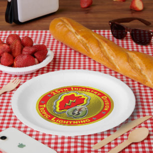 25th Infantry Division Paper Plate