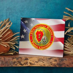 25th Infantry Division Plaque