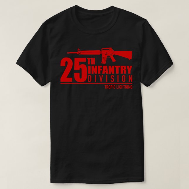 25th Infantry Division T-Shirt (Design Front)