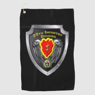 25th Infantry Division “Tropic Lightning” Shield Golf Towel