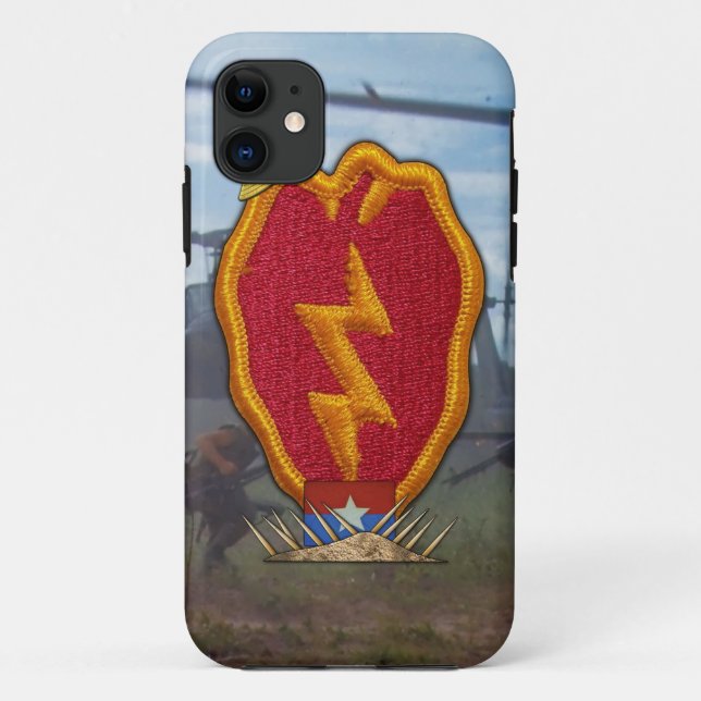25th Infantry Division Vietnam Nam War Case-Mate iPhone Case (Back)