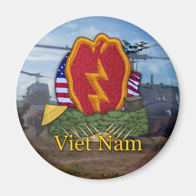 25th infantry division vietnam veterans Magnet (Front)