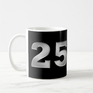 25th Silver Anniversary Mug