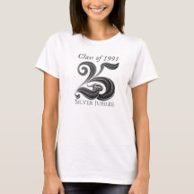 25th Silver Jubilee Class Reunion Shirt for Women