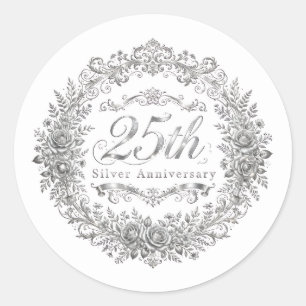 25th Silver Sticker