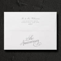25th Silver Wedding Anniversary