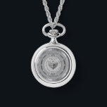 25th Silver Wedding Anniversary eWatch Watch<br><div class="desc">So,  it's their 25th silver wedding  anniversary and you'd like to honour it with a necklace watch for her? Then perhaps my ornate emblem with silvery graphics will be just the thing!</div>