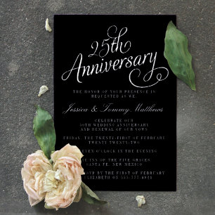 25th Silver Wedding Anniversary Real