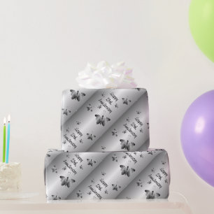 25th Silver Wedding Anniversary Wrapping Paper