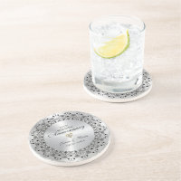 25th Wedding Anniversary BlackMandala On Gold