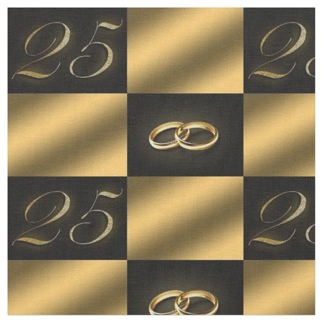 25th wedding anniversary fabric ! (Close Up)