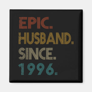 25th Wedding Anniversary Gift Him Epic Husband Magnet