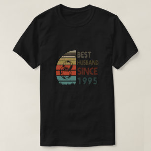 25th Wedding Anniversary Gifts Best Husband Since T-Shirt