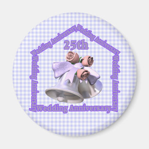 25th Wedding Anniversary Gifts Magnet