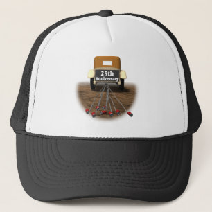 25th Wedding Anniversary Gifts Trucker Hat