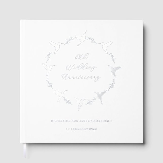 25th Wedding Anniversary Guestbook (Front)