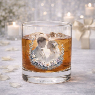 25th Wedding Anniversary Heirloom Celebration Whiskey Glass