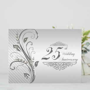 25th Wedding Anniversary Invitation