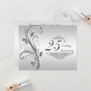 25th Wedding Anniversary Invitation