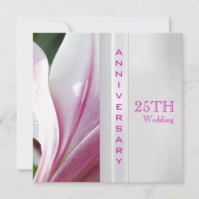 25th Wedding Anniversary Invitation (Front)