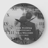 25th Wedding Anniversary Modern Photo Fiftieth