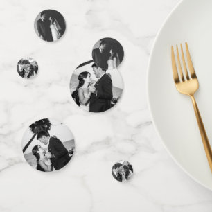 25th Wedding Anniversary Party Decor Custom Photo Confetti