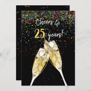 25th wedding anniversary party invitation