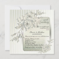 25th Wedding Anniversary Vow Renewal Silver Roses
