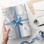 25th Wedding Anniversary Wrapping Paper<br><div class="desc">Wrapping paper 25th wedding anniversary stars that you can customise with any text of your choice. Should you require any help with customising then contact us through the link on this page. 25th wedding anniversary wrapping paper.</div>