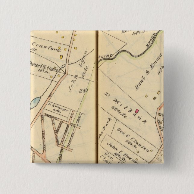 260261 Rye, Harrison 15 Cm Square Badge (Front)