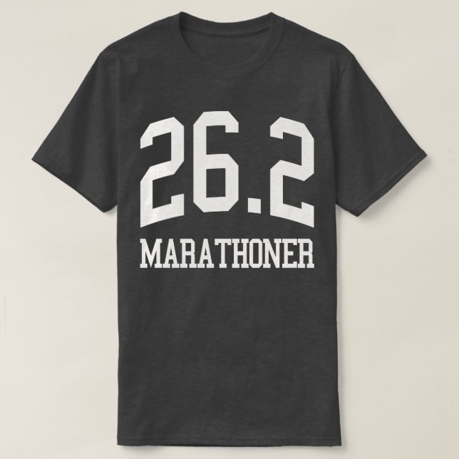 262 Marathoner Marathon Runner Running Coach T-Shirt (Design Front)