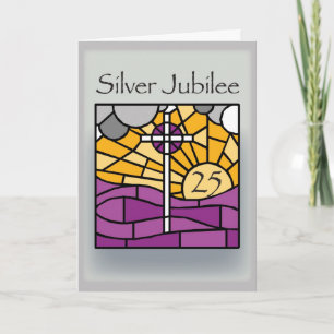 2681 Congratulations 25th Anniversary, Relgious Card