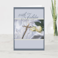 2684 25th Jubilee Cross & Roses