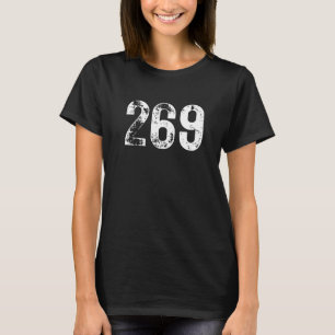 269 Area Code Kalamazoo MI Mobile Telephone Area C T-Shirt
