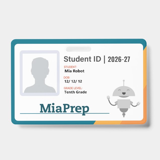 26-27 MiaPrep Badge ID Badge (Front)
