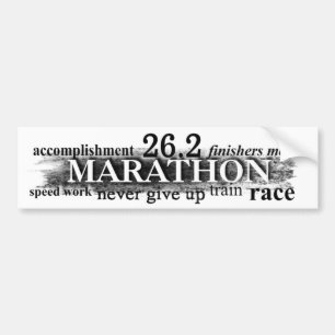 26.2 bumper sticker by Vetro Jewellery & Designs