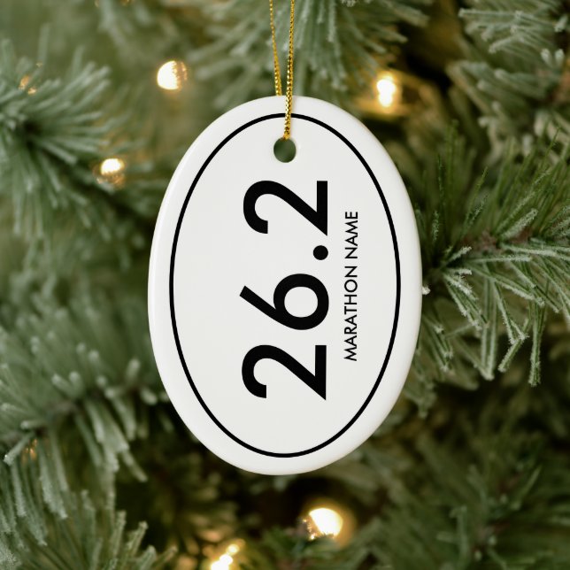 26.2 Marathon Ceramic Ornament (Tree)