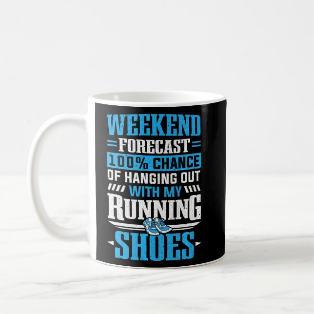 26 2 Marathon Hanging Out Running Shoes Marathoner Coffee Mug (Left)