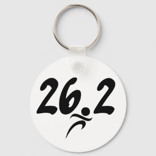 26.2 marathon key ring