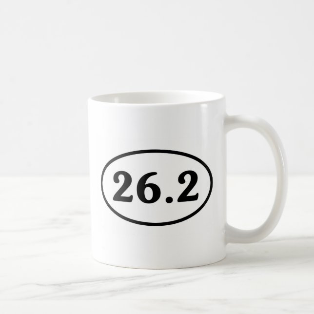 26.2 Marathon Oval (#Sou1) Coffee Mug (Right)